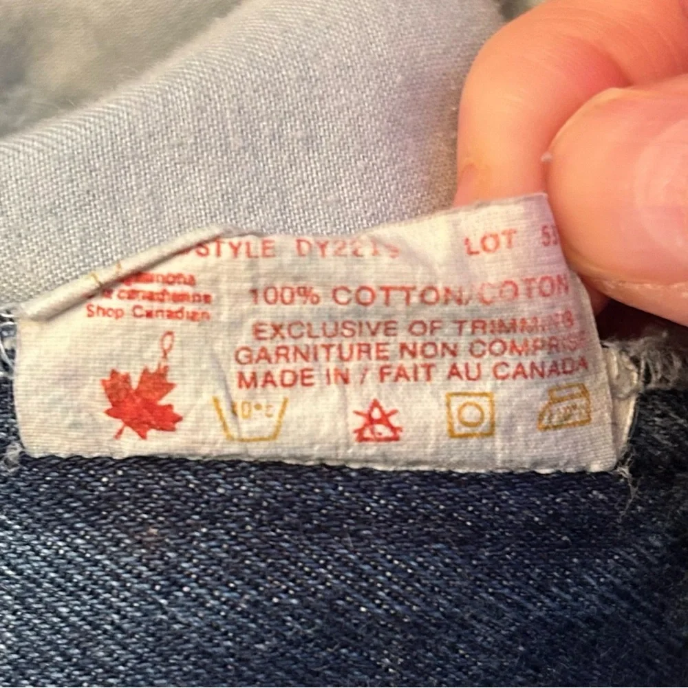 Vintage Daniel Hechter Denim Skirt 90s 100% Cotton Maxi Made in Canada Size 27